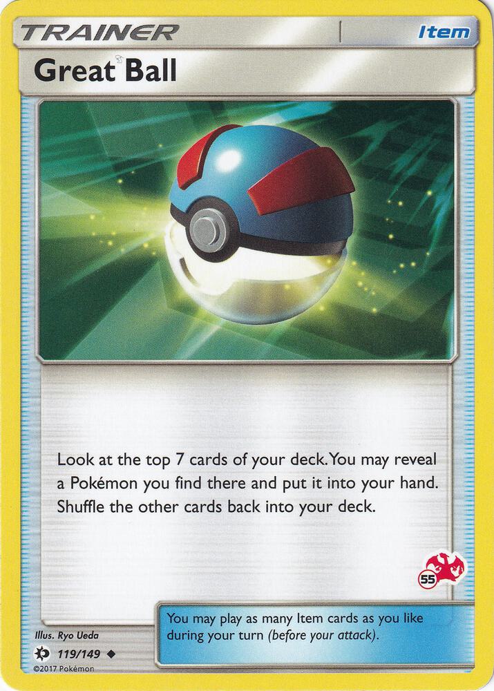 Great Ball (#55 Charizard Stamped) 119/149 card from Battle Academy