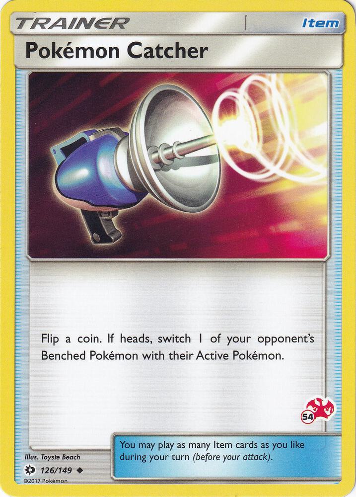 Pokemon Catcher (#54 Charizard Stamped) 126/149 card from Battle Academy