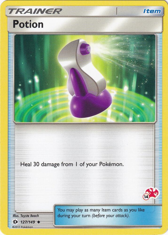 Potion (#14 Charizard Stamped) 127/149 card from Battle Academy