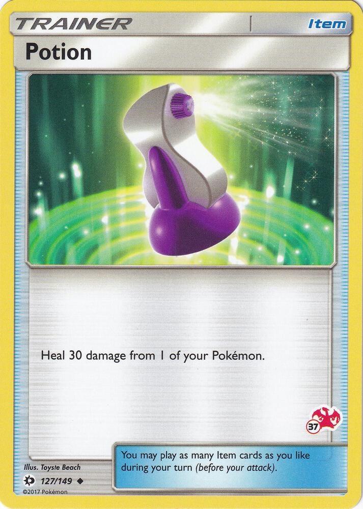 Potion (#37 Charizard Stamped) 127/149 card from Battle Academy