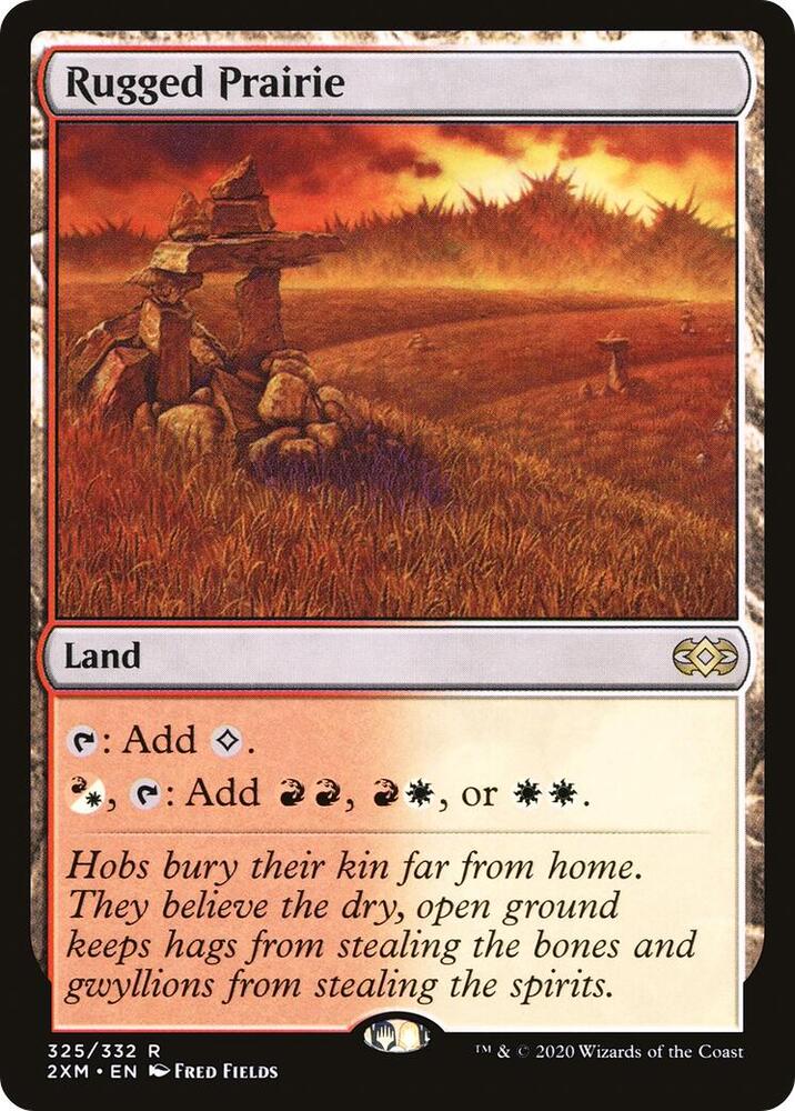 Rugged Prairie 325 card from Double Masters