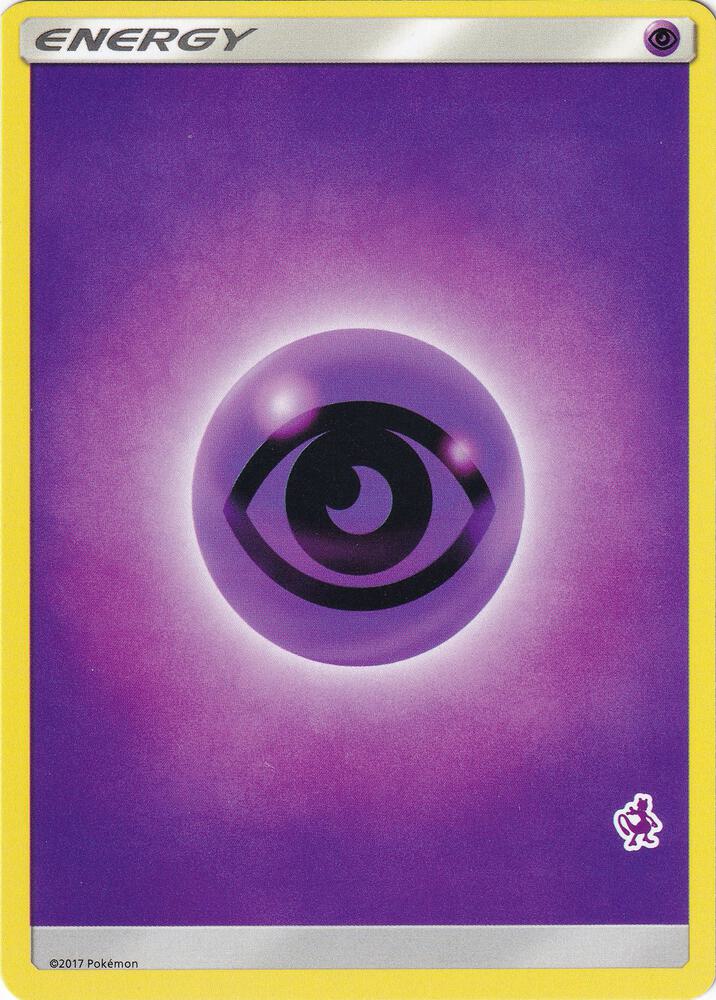 Psychic Energy (Mewtwo Stamped) card from Battle Academy