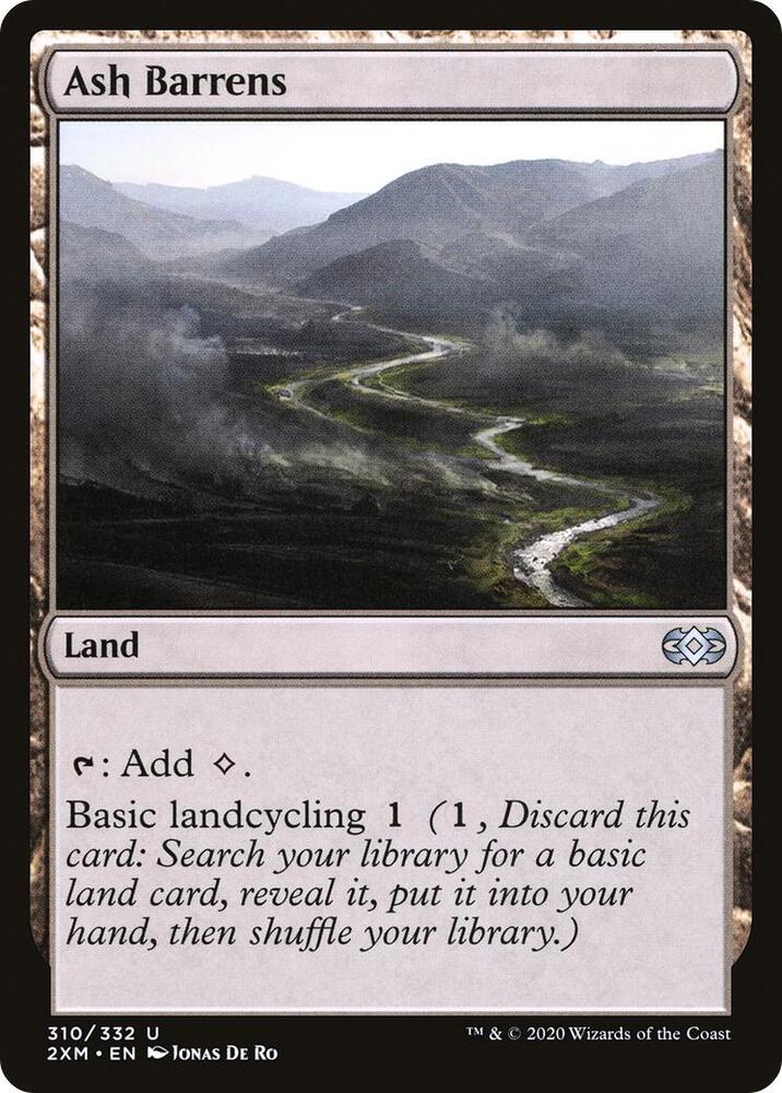 Ash Barrens 310 card from Double Masters