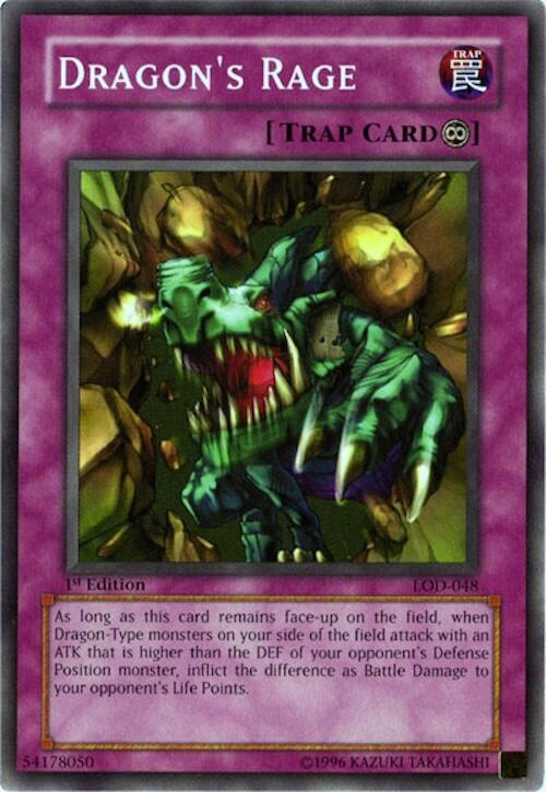 Dragon's Rage LOD-048 card from Legacy of Darkness