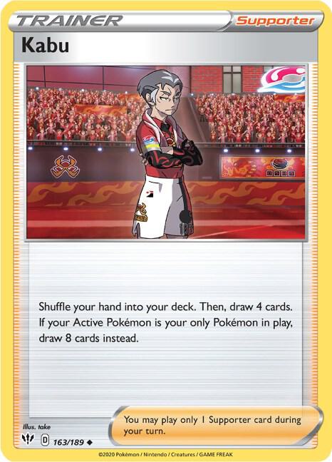 Kabu 163/189 card from SWSH03: Darkness Ablaze