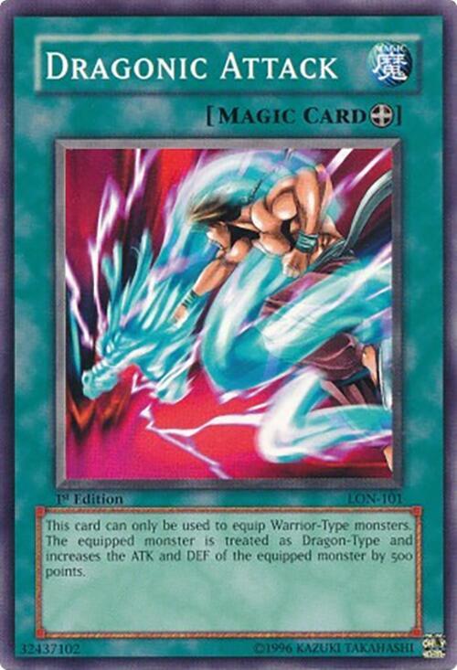 Dragonic Attack LON-101 card from Labyrinth of Nightmare