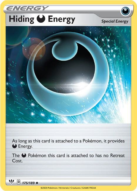 Hiding D Energy 175/189 card from SWSH03: Darkness Ablaze