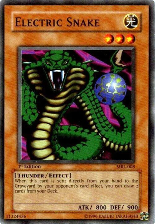 Electric Snake MRL-008 card from Magic Ruler
