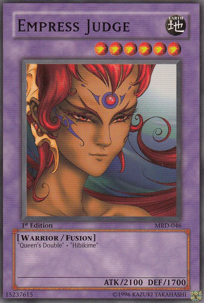 Empress Judge MRD-046 card from Metal Raiders
