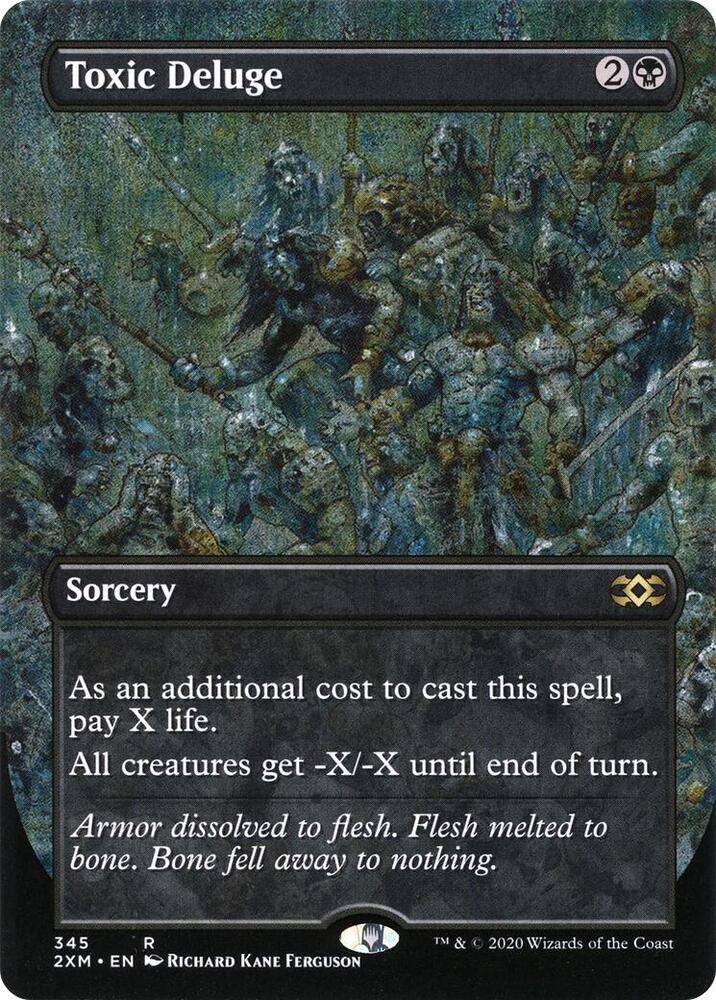 Toxic Deluge (Borderless) 345 card from Double Masters