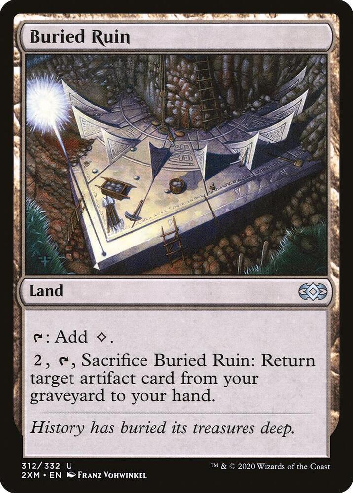 Buried Ruin 312 card from Double Masters
