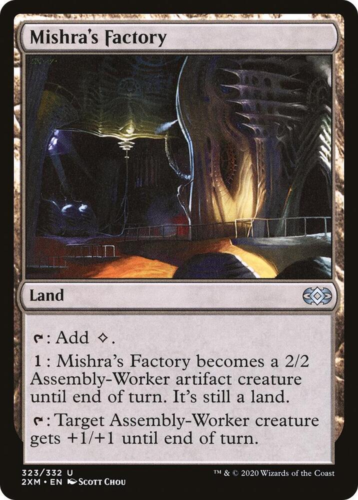 Mishra's Factory 323 card from Double Masters