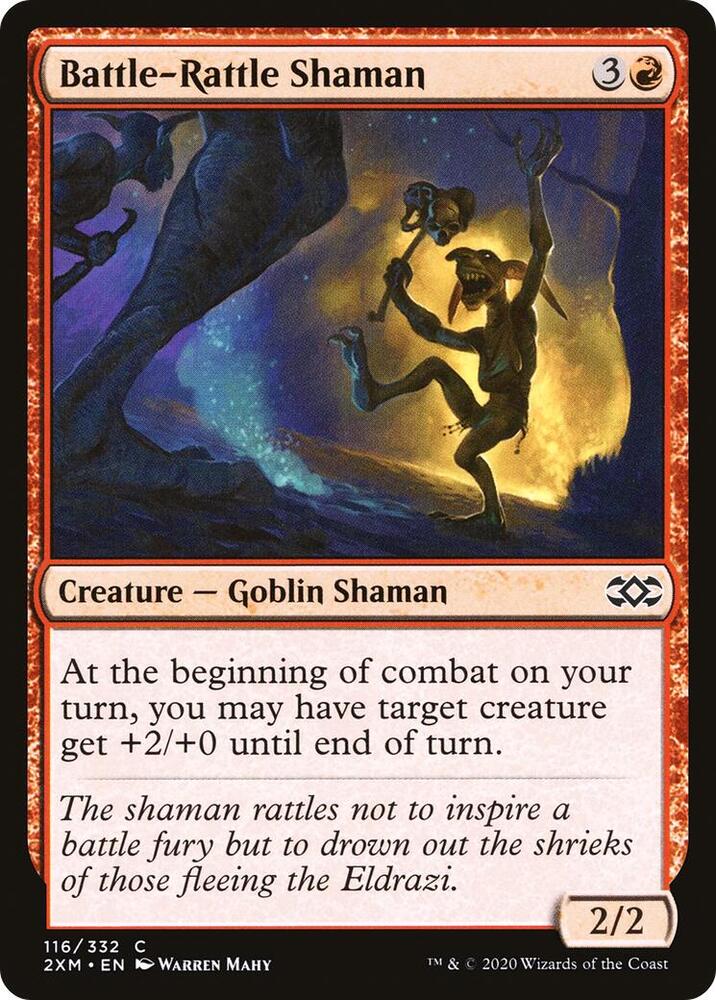 Battle-Rattle Shaman 116 card from Double Masters