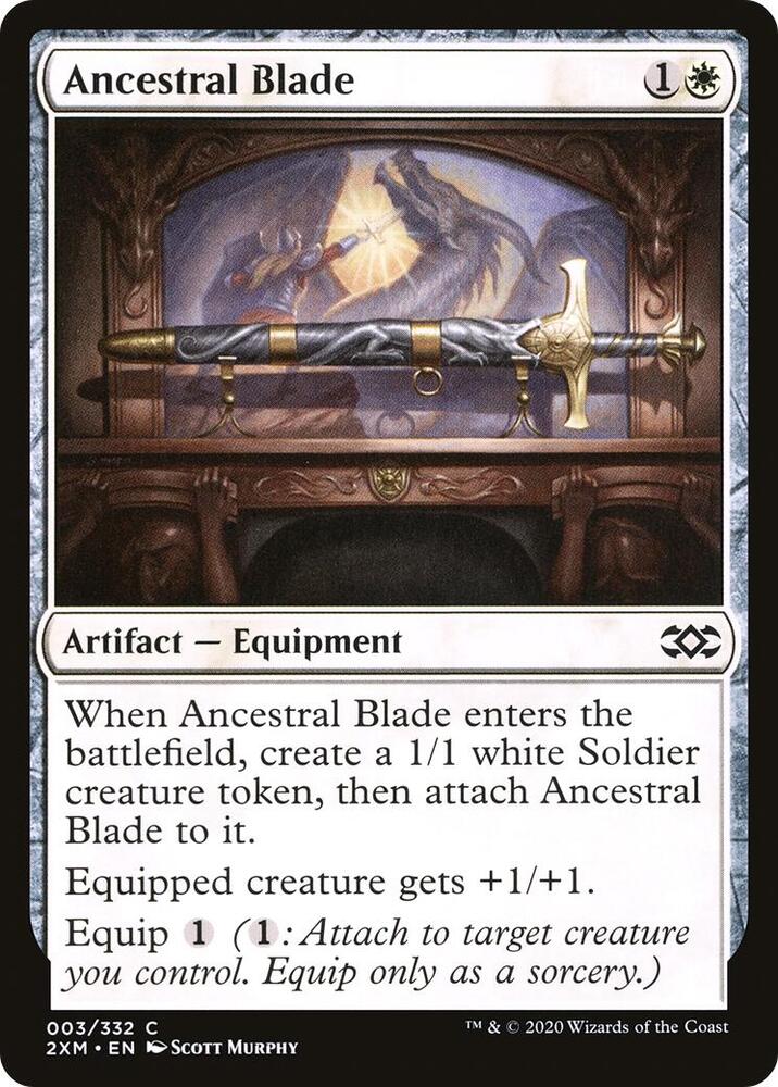 Ancestral Blade 3 card from Double Masters