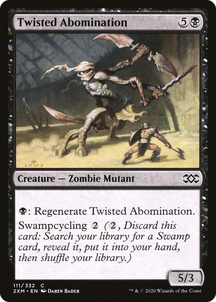 Twisted Abomination 111 card from Double Masters
