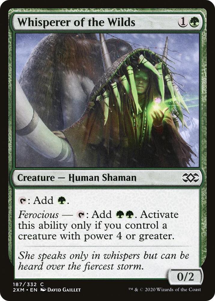 Whisperer of the Wilds 187 card from Double Masters