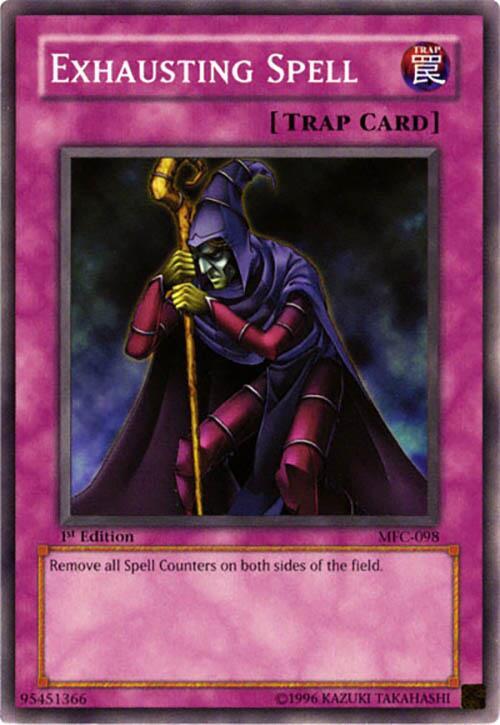 Exhausting Spell MFC-098 card from Magician's Force