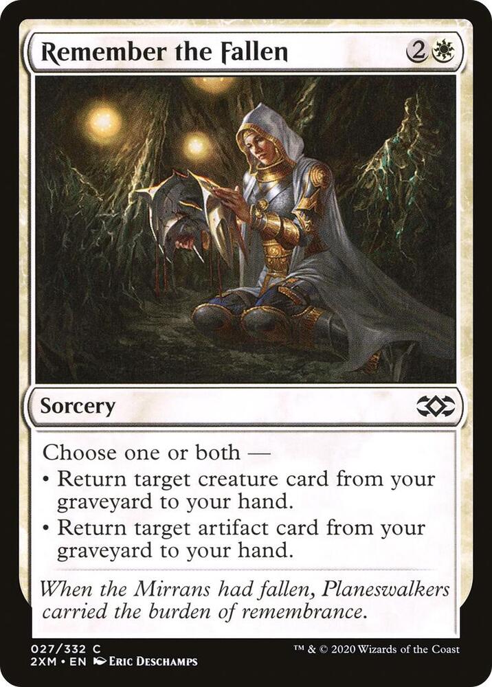 Remember the Fallen 27 card from Double Masters