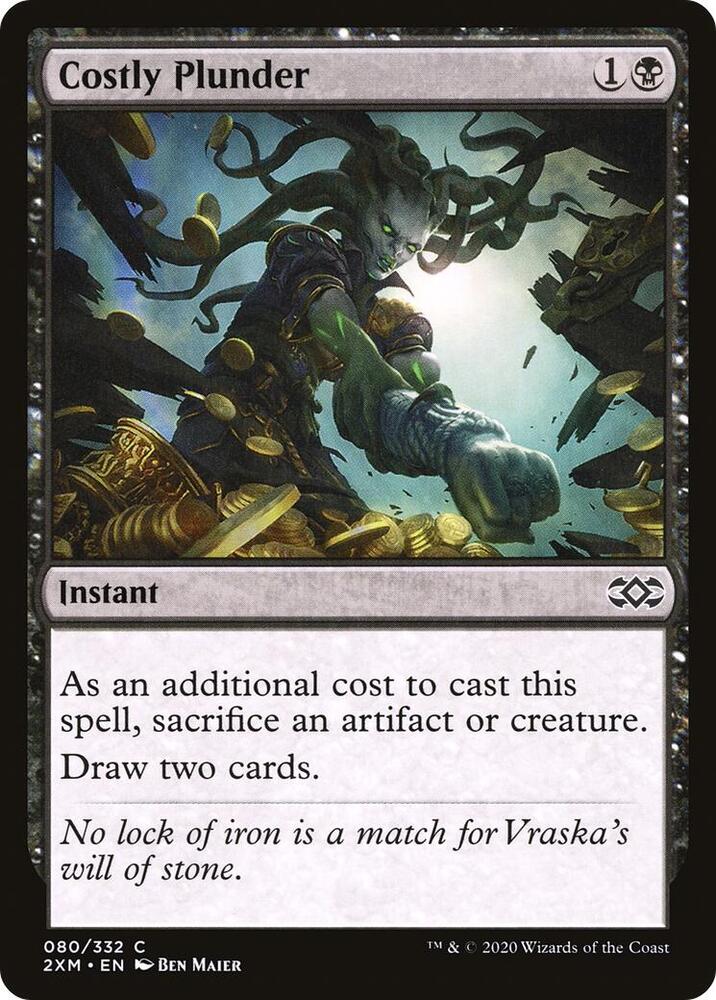 Costly Plunder 80 card from Double Masters