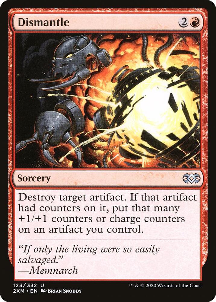 Dismantle 123 card from Double Masters
