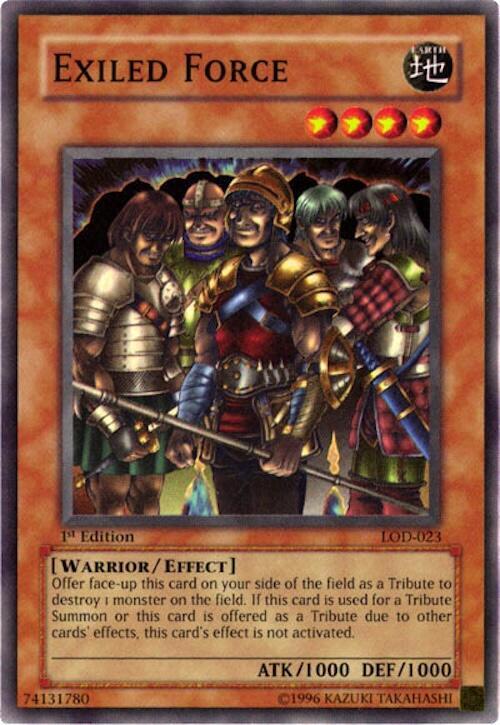 Exiled Force LOD-023 card from Legacy of Darkness