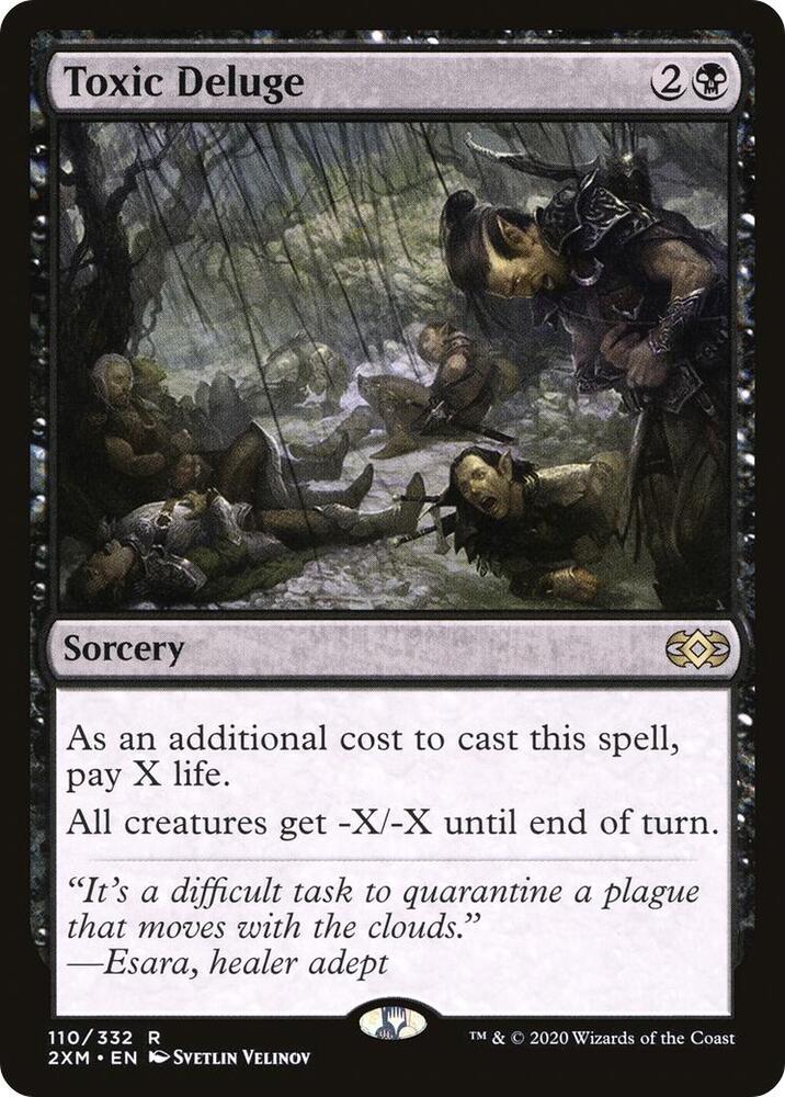 Toxic Deluge 110 card from Double Masters
