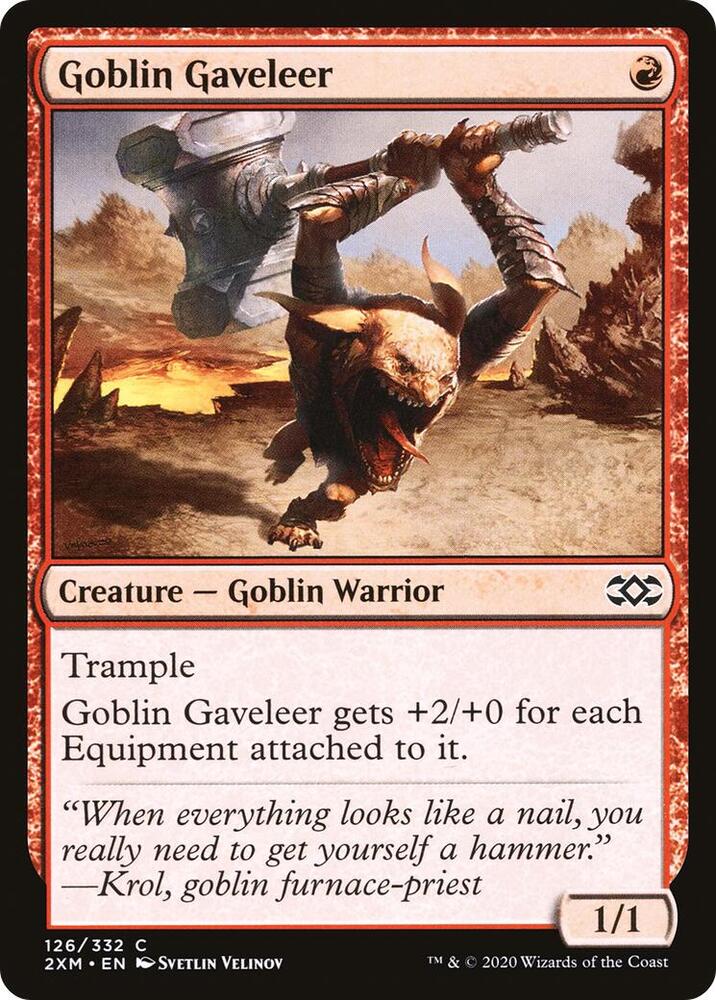 Goblin Gaveleer 126 card from Double Masters