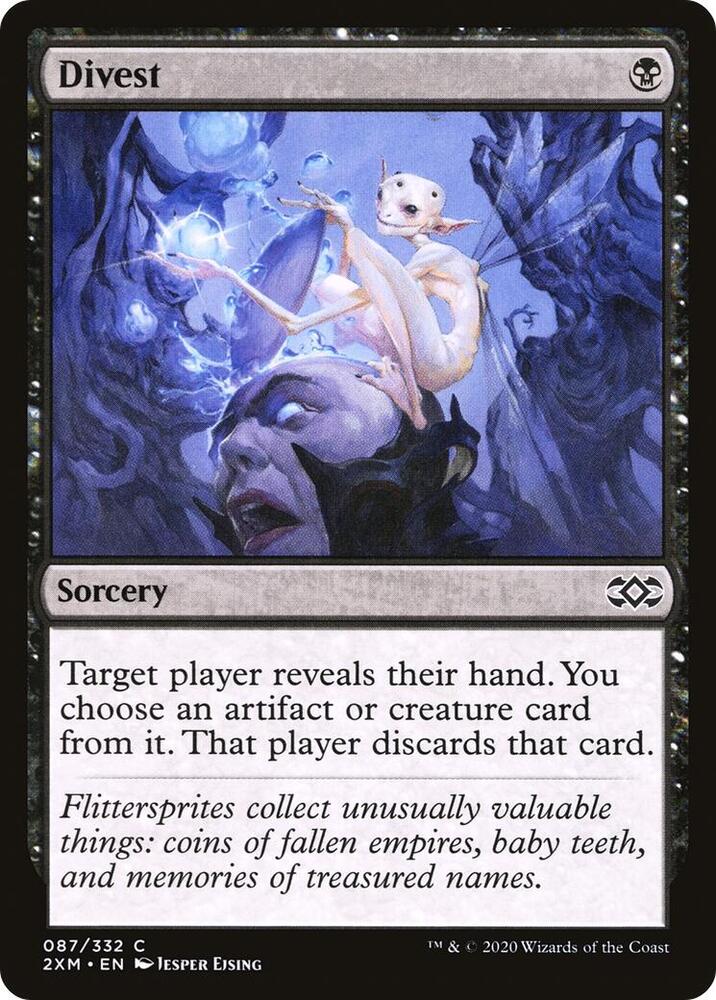 Divest 87 card from Double Masters