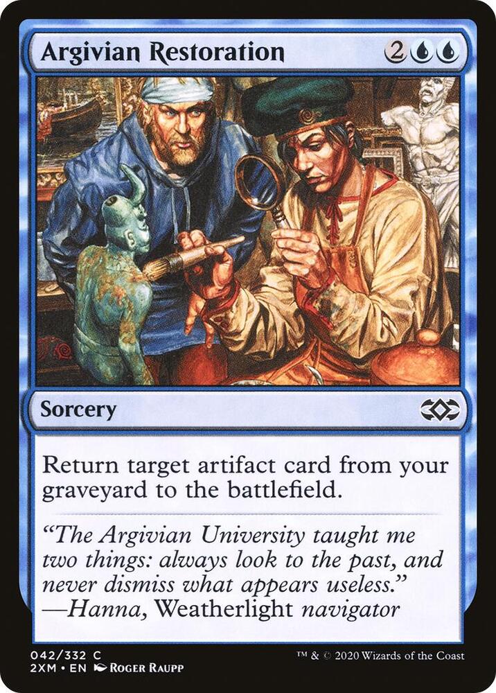 Argivian Restoration 42 card from Double Masters