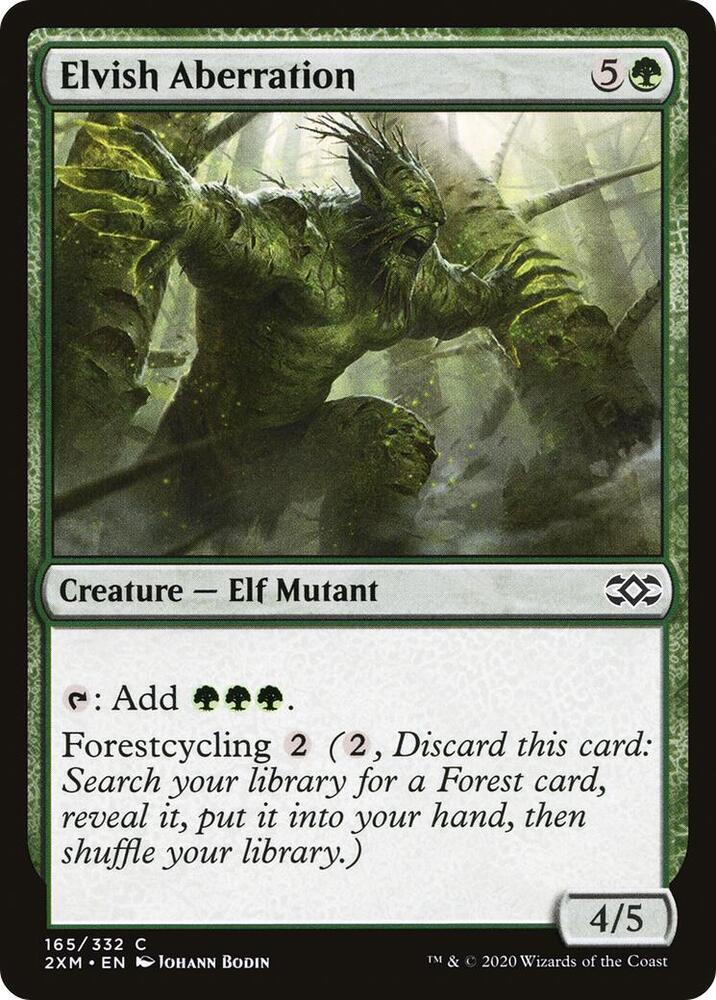 Elvish Aberration 165 card from Double Masters