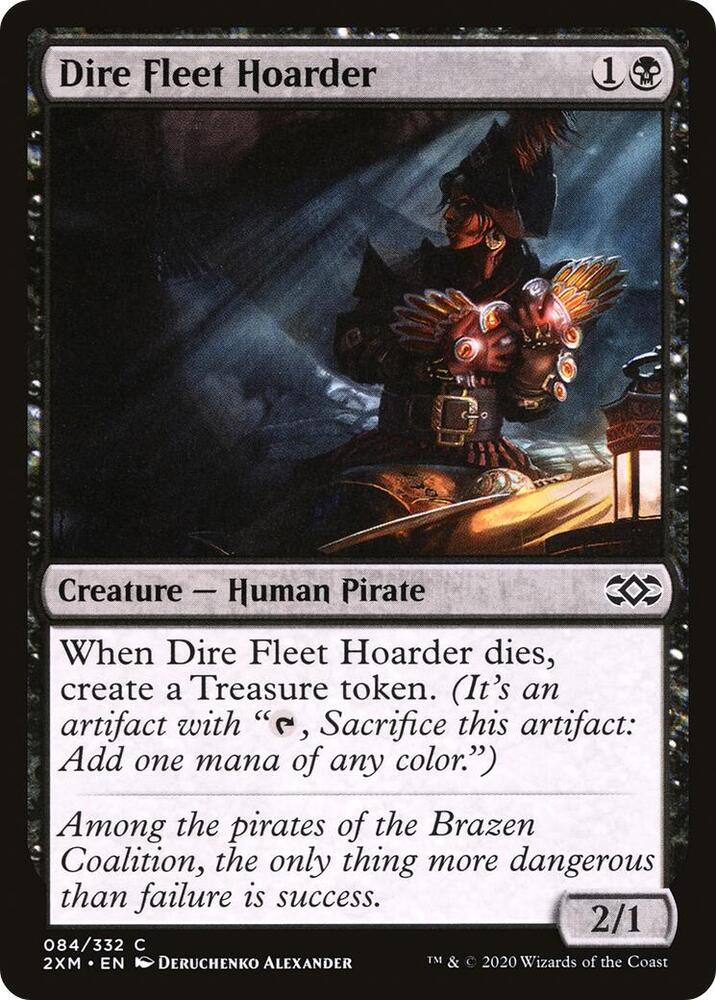 Dire Fleet Hoarder 84 card from Double Masters
