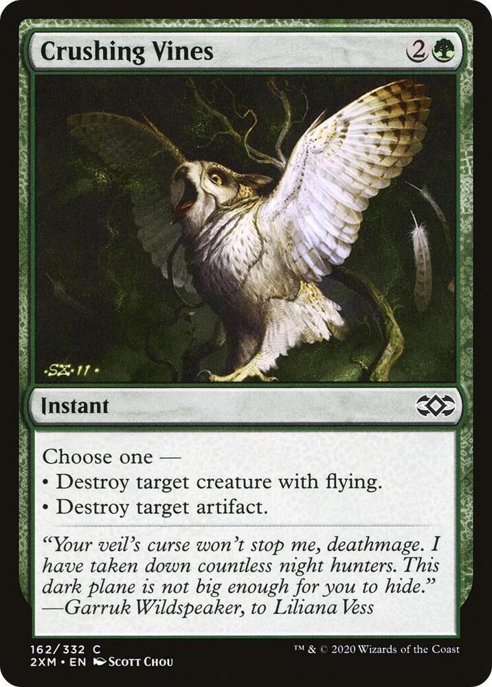 Crushing Vines 162 card from Double Masters