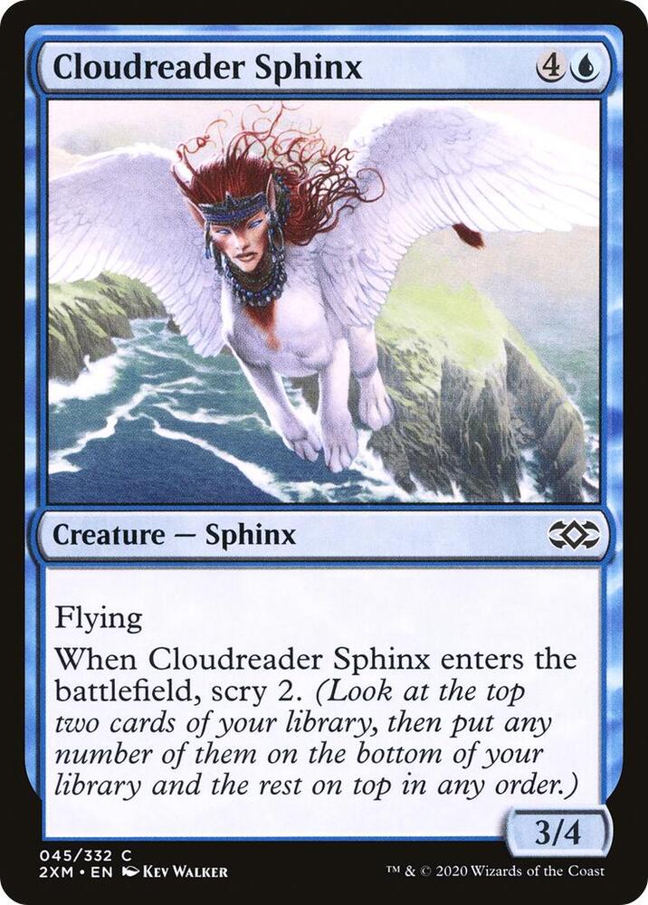Cloudreader Sphinx 45 card from Double Masters