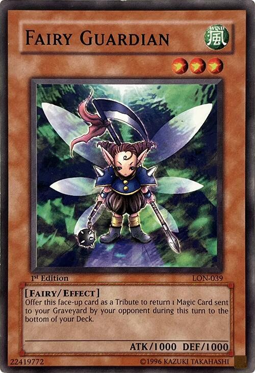 Fairy Guardian LON-039 card from Labyrinth of Nightmare