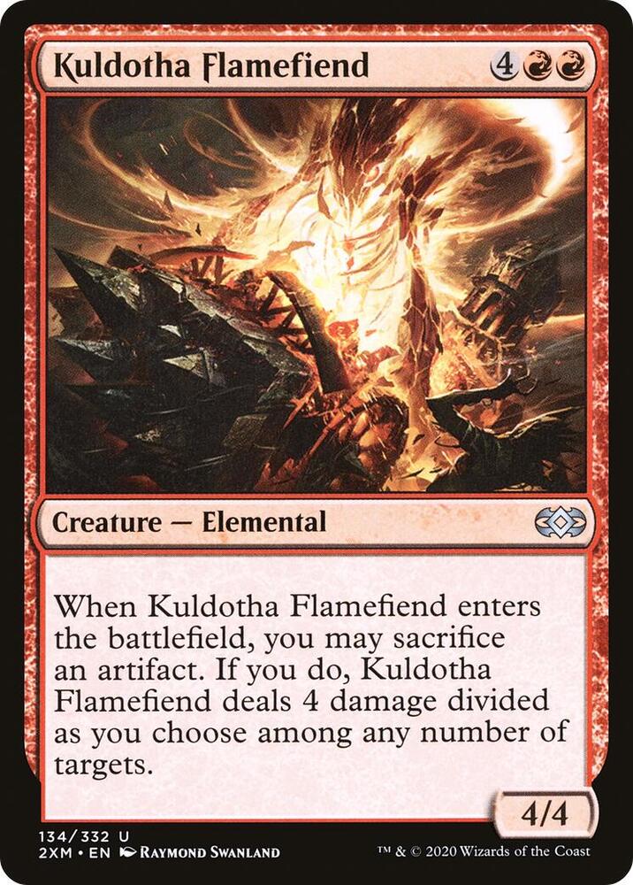 Kuldotha Flamefiend 134 card from Double Masters