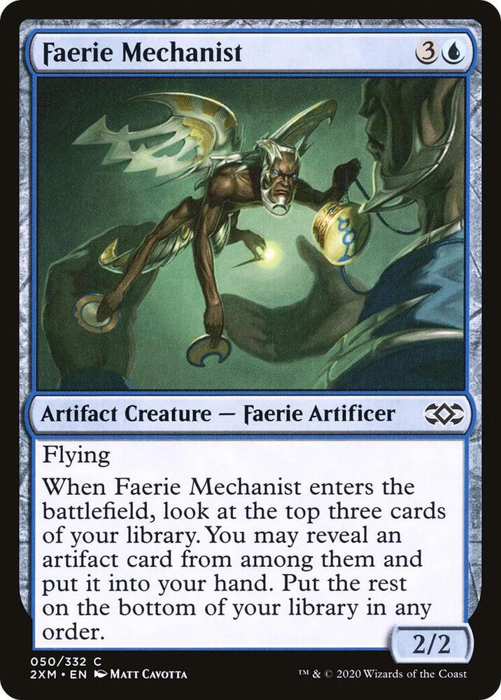 Faerie Mechanist 50 card from Double Masters