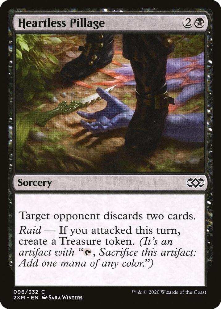 Heartless Pillage 96 card from Double Masters