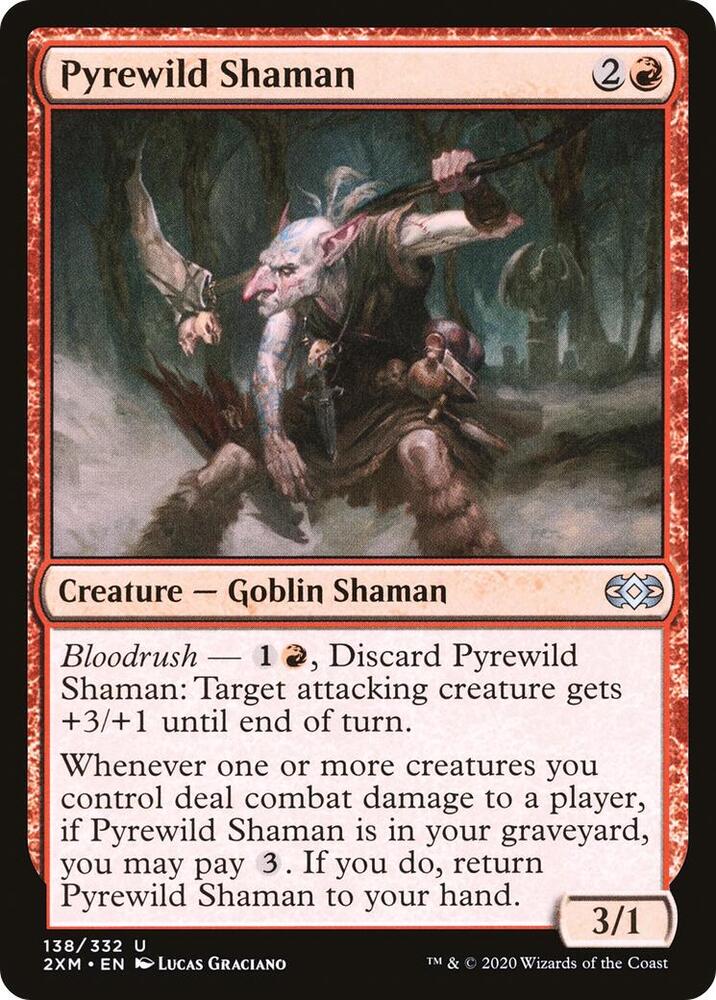Pyrewild Shaman 138 card from Double Masters