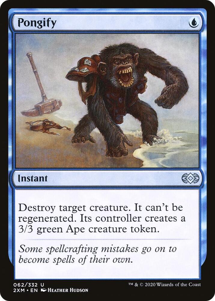 Pongify 62 card from Double Masters