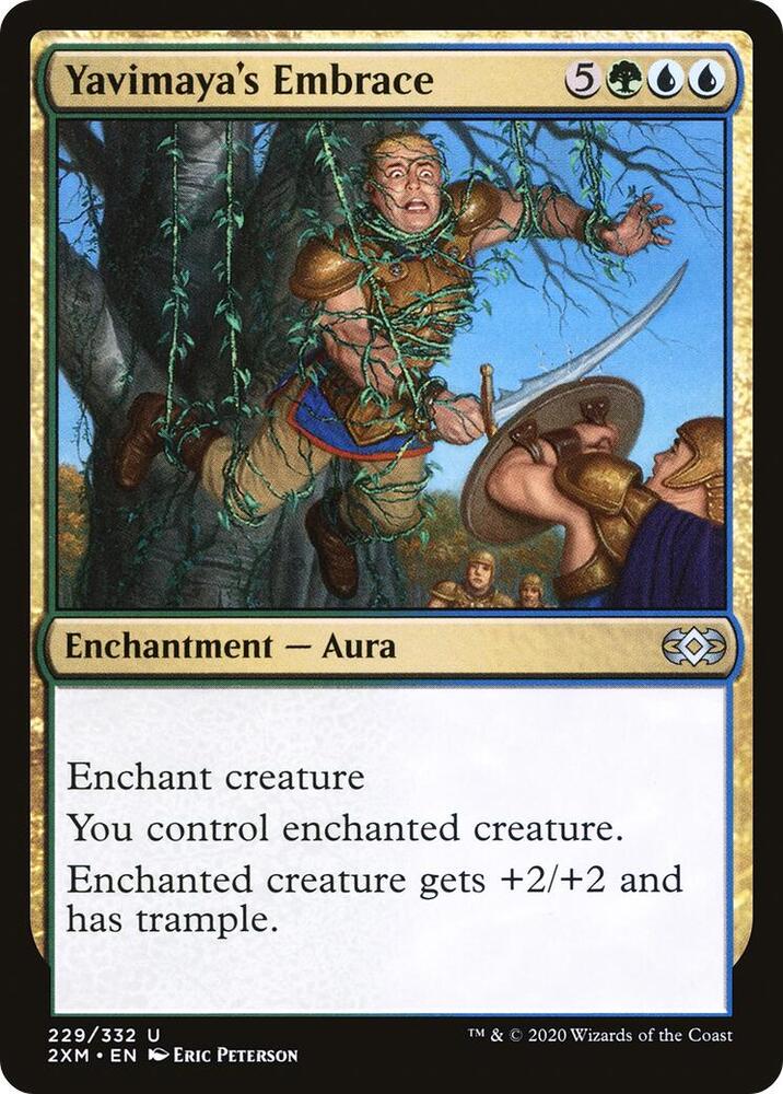 Yavimaya's Embrace 229 card from Double Masters