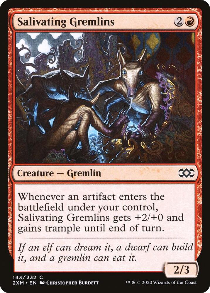 Salivating Gremlins 143 card from Double Masters