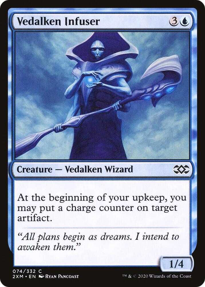 Vedalken Infuser 74 card from Double Masters