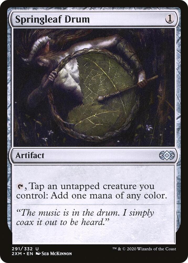 Springleaf Drum 291 card from Double Masters
