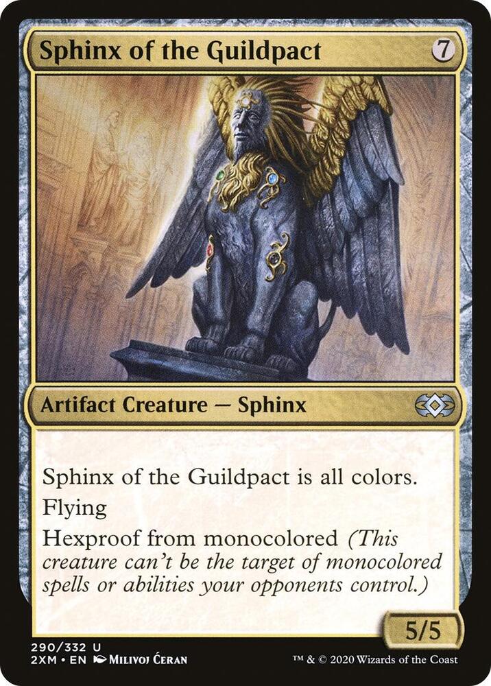Sphinx of the Guildpact 290 card from Double Masters