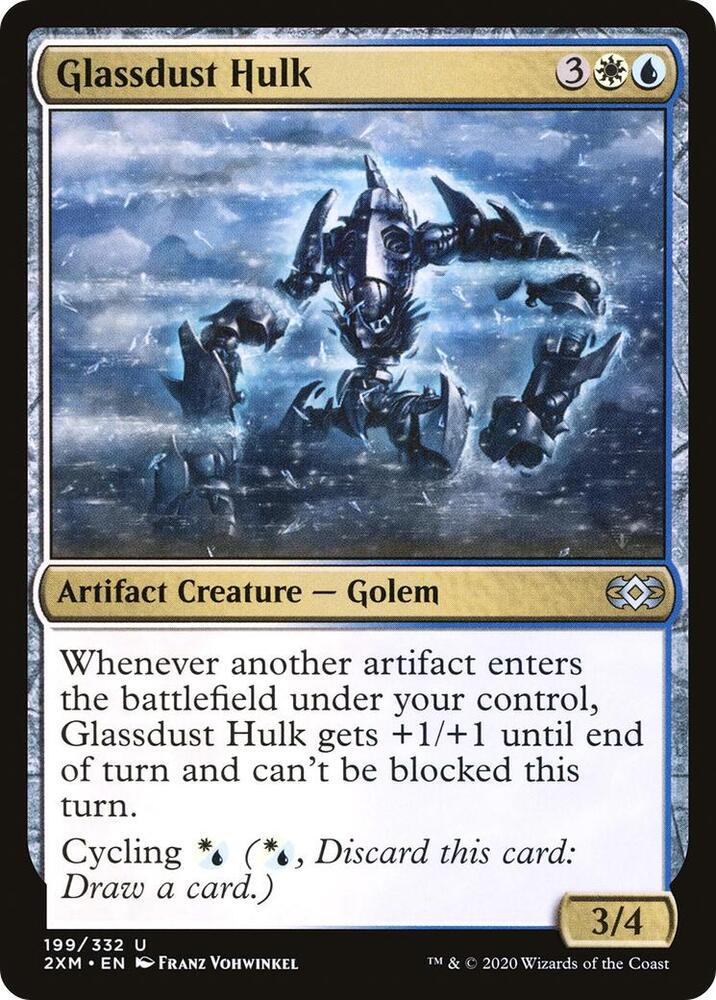 Glassdust Hulk 199 card from Double Masters