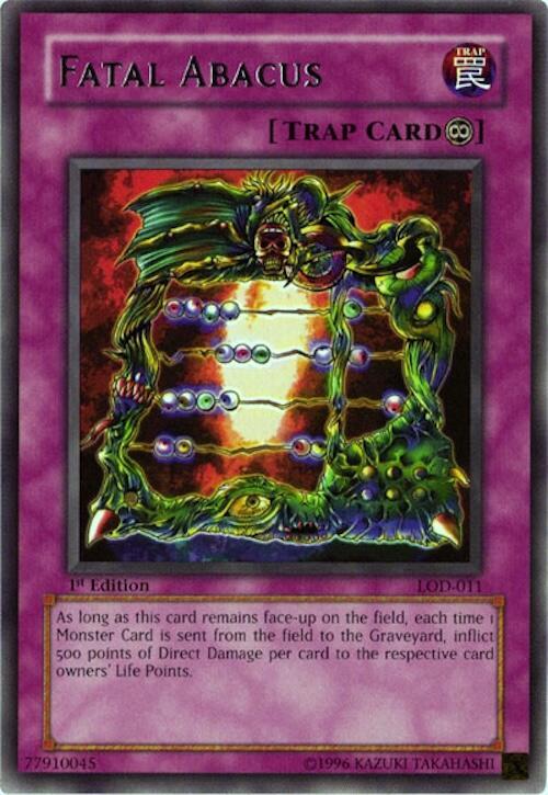 Fatal Abacus LOD-011 card from Legacy of Darkness