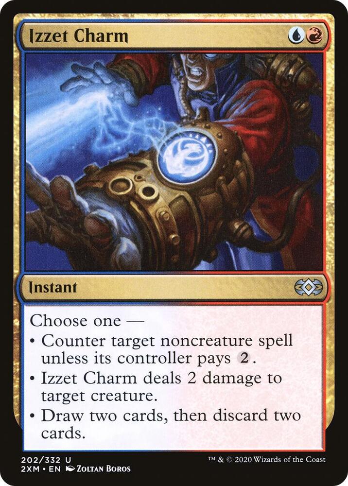 Izzet Charm 202 card from Double Masters