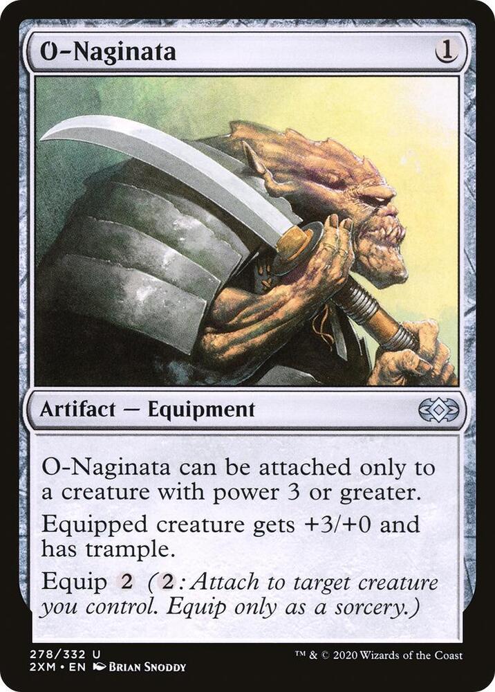 O-Naginata 278 card from Double Masters