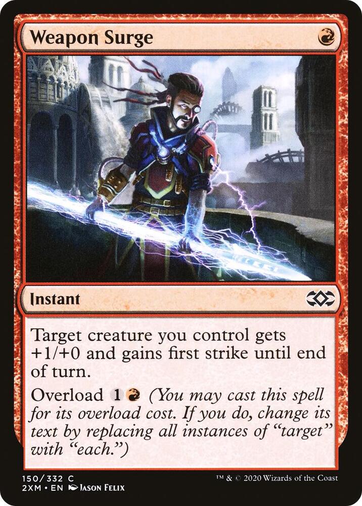 Weapon Surge 150 card from Double Masters