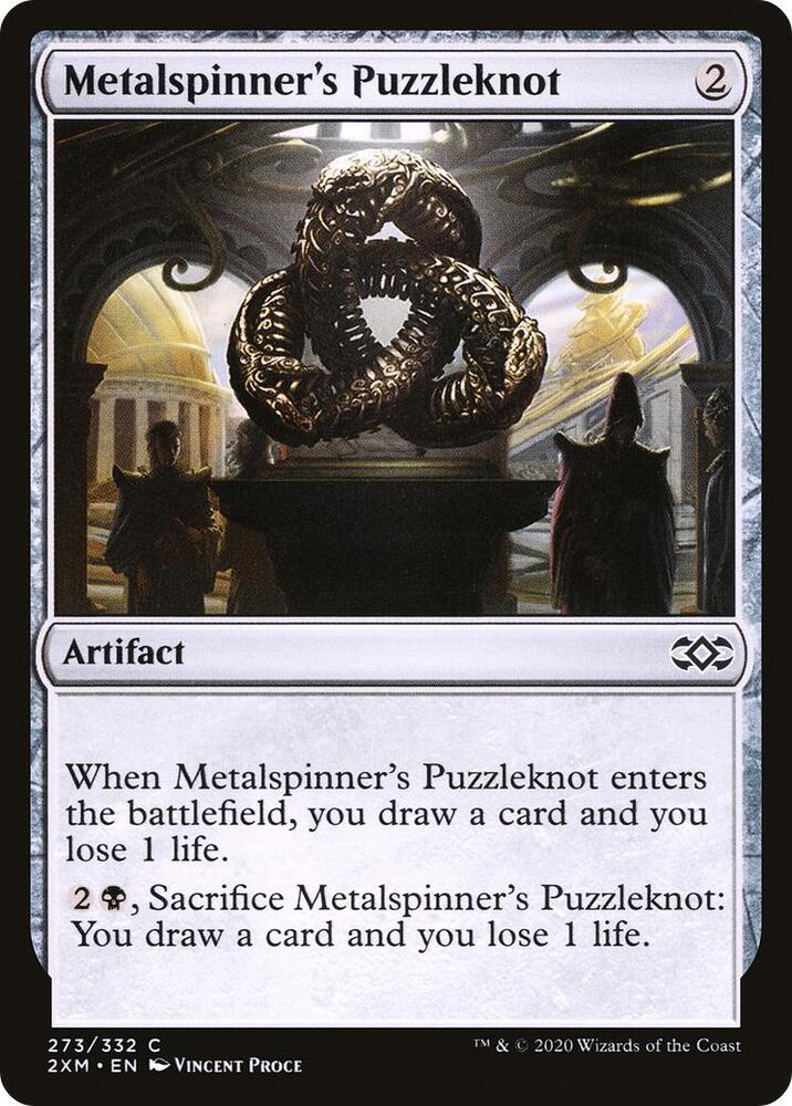Metalspinner's Puzzleknot 273 card from Double Masters